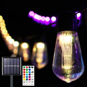 비상 루프탑 RGB LED 태양열 정원등 야외조명(30구)