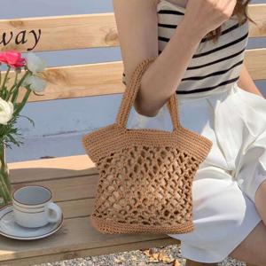 [디어백] 손뜨개 니트 그물 토트백 CH99001T