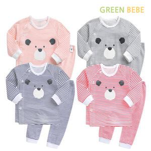 그린베베 영유아 봄여름용 퓨어곰 쟈가드내의(긴팔)