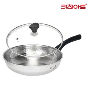 키친아트 일품 IH 엠보 통5중 궁중팬 26CM-커버