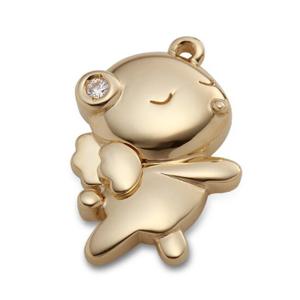 [비앤비골드] 14K 큐티 천사 곰돌이 펜던트 NPP34352