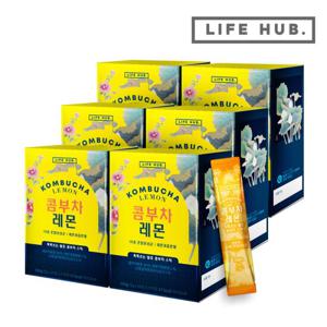 라이프허브 콤부차 레몬 6세트(5g x 180포)