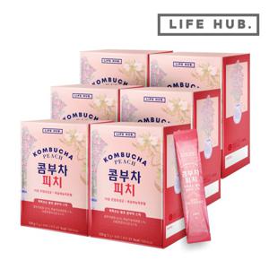 라이프허브 콤부차 피치 6세트(5g x 180포)