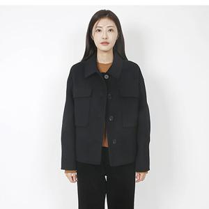 [꾸즈]핸드메이드크롭코트(COA60C1-LM)