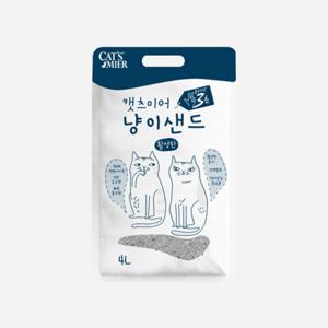 캣츠미어 냥이샌드 활성탄 4L 고양이 모래