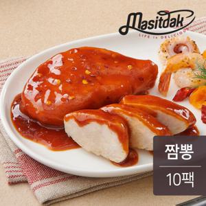 [랭킹닭컴] 맛있닭 소스 통 닭가슴살 짬뽕 100gx10팩(1kg)
