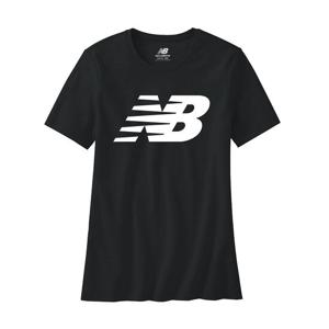 [뉴발란스 주니어]NB 뉴발란스 NB 클래식 플라잉 그래픽 로고 반팔티 블랙 WT03816-BK