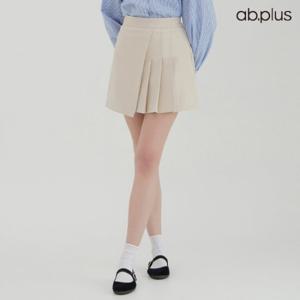 [ab.plus] 사선 라인 백밴딩 미니 스커트 (LSX1MS50A)