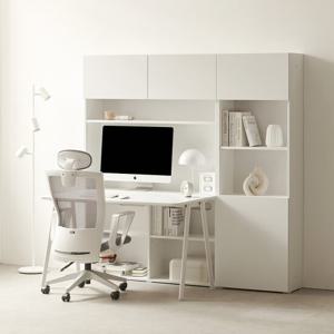 보루네오 마르체 밀리 1200 5단 책장 책상세트 BPK512C (착불)