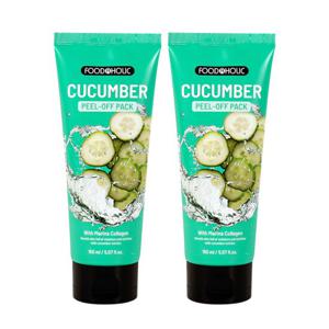 (2개)푸드어홀릭 콜라겐 필오프팩 150ml / 오이