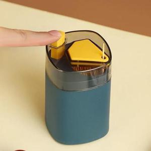 하나씩 나오는 원터치 자동 이쑤시개통 요지통 이쑤시개 케이스 디스펜서 음식점 가정용