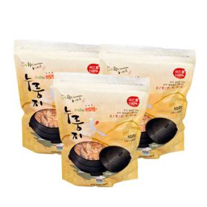 [라이스웰] 오래 구워 구수한 누룽지 500g_3개,국내산100퍼센트