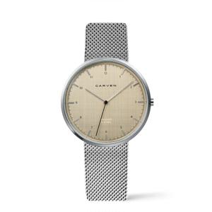 [CARVEN] 남성 메쉬시계 CV610-YE/20SV