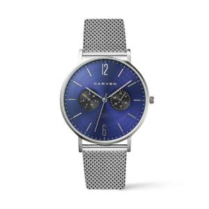 [CARVEN] 남성 메쉬시계 CV607-BU/20SV