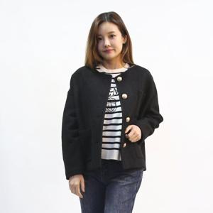 [꾸즈]포켓자수울블렌드코트(CTPA21C1LM)