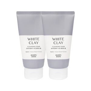 [해피바스]해피바스 화이트클레이 모공 클렌징폼 150g x2