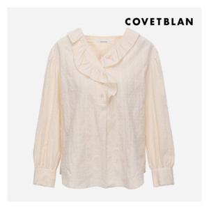 [코벳블랑][COVETBLAN] 프릴 카라 블라우스(V222MBL104W)