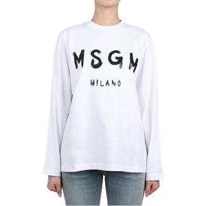 [MSGM] 브러시드 로고 긴팔티 (2000MDM511 200002 01)