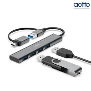 엑토 초이스 2in1 USB3.2 Gen1 4포트허브 HUB-57/USB2.0보다 10
