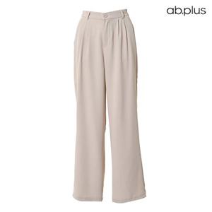 [ab.plus] 핀턱 디테일 원버튼 슬랙스 팬츠 (LSY2MP37A)