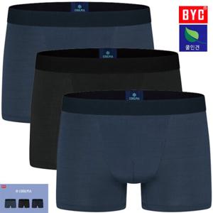BYC쿨피아인견아웃밴드단색냉감드로즈3매입ERS0032