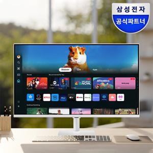 삼성전자 M5 32인치 스마트모니터 화이트 S32DM501 OTT 유튜브