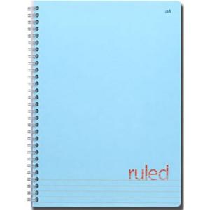 더블에이 룰드절취스프링노트 A5(스카이블루)