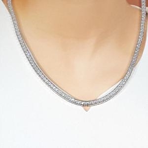 [블루케이] 실버925 다이아컷 큐빅 목걸이240705-24