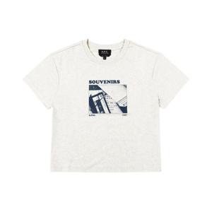 아페쎄 COHBO F26436 PAA HEATHERED ECRU CASSETTES 여성 반팔티