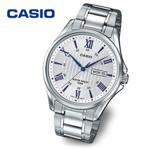 카시오 CASIO 로마자 데이데이트 MTP-1384D-7A2 남성 메탈시계