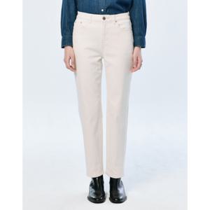 헤지스 여성 25SS Tapered 에센셜 테이퍼드핏 데님 팬츠 아이보리 HSPA5AC82IV