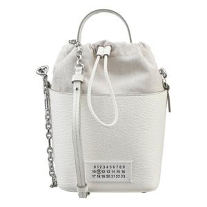 [마르지엘라]23FW S61WG0035 P4348 H0157 5AC 레더 버킷백 화이