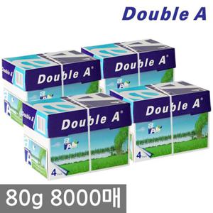 더블에이 A4 복사용지(A4용지) 80g 2000매 4BOX