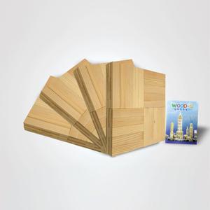 (가베가족)KS1304 큰솔 원목카프라400pcs+예제집
