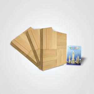 (가베가족)KS1306 큰솔 원목카프라300pcs+예제집/수학