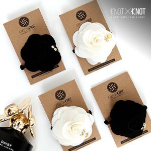 [KNOTXKNOT] noble flower 큐빅 헤어밴드