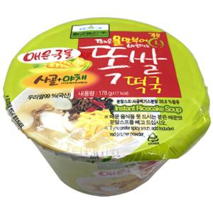 칠갑농산 똑쌀떡국 매운국물 12개