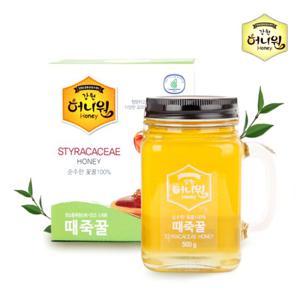 [허니원] 때죽 벌꿀 핸들컵 500g/1병