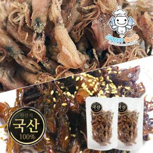 [엔젤쿡] 여수복멸치 국산 참고록 꼴뚜기 200g (100gX2봉)