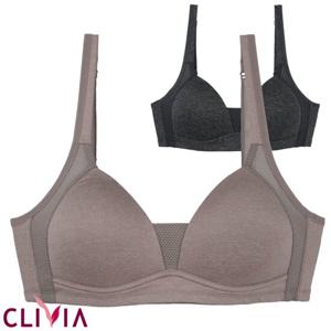 크리비아 메쉬 노와이어 몰드 브라 A컵 cbr1776