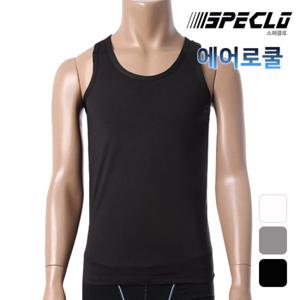 [스페클로] 남성 에어로쿨 레이서백 런닝 국내생산 흡한속건 남자런닝 1매입