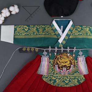 한설한복 1700.S 품격이 달라지는 금박 여아당의한복