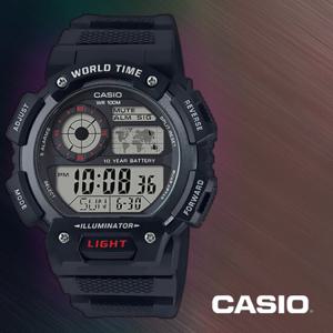 CASIO 카시오 AE-1400WH-1A 남성시계 우레탄밴드 디지털시계