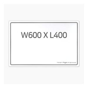 고무자석 화이트보드 600x400mm MRMB-WB6040 마그피아