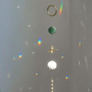 아트박스/오즈앤엔즈 컬러우드 썬캐쳐_green charm