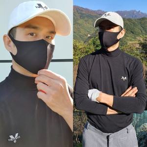 [럽인골프]투빅토리 남자 방한용 기모 반목티 남성골프웨어