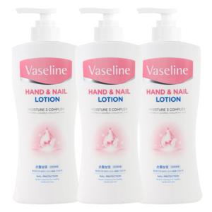 (3개)애경 바세린 핸드 앤 네일 로션 450ml