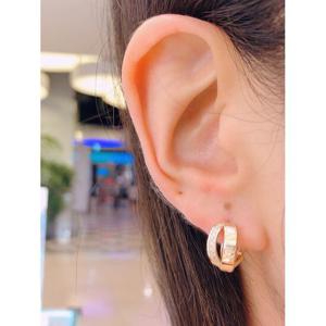 미니골드 18K [아델라] 원앤원 귀걸이 ERHS4152