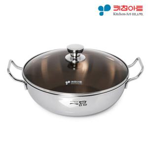 키친아트 일품 스텐304 인덕션 전골냄비 36cm