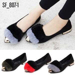 [슈앤필]SF17-807-1 / 퍼안감 방한화 플랫 단화 로퍼